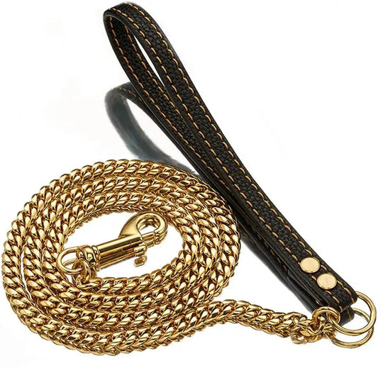 10MM Cuban Link Dog Leash