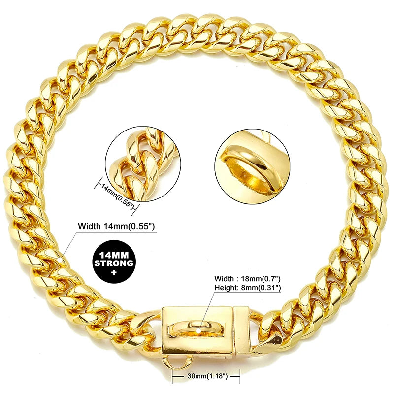 14MM Cuban Link Collar