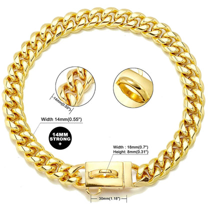 14MM Cuban Link Collar