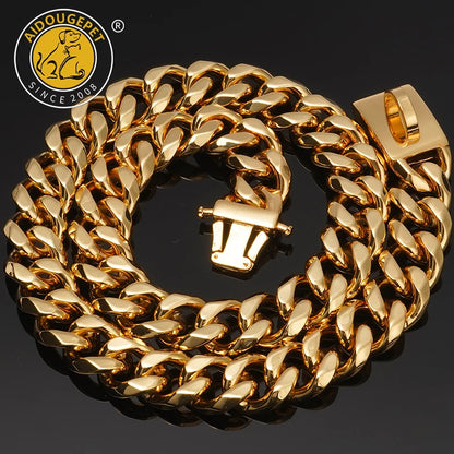 19MM Cuban Link Collar